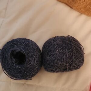 Dark Blue Yarn Balls